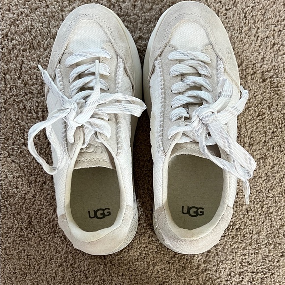 UGG White Platform Sneakers - Picture 2 of 5